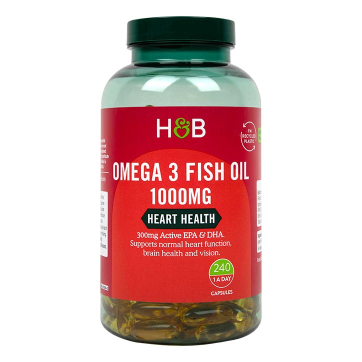 Holland & Barrett Omega 3 Fish Oil 1000mg 240 Capsules
